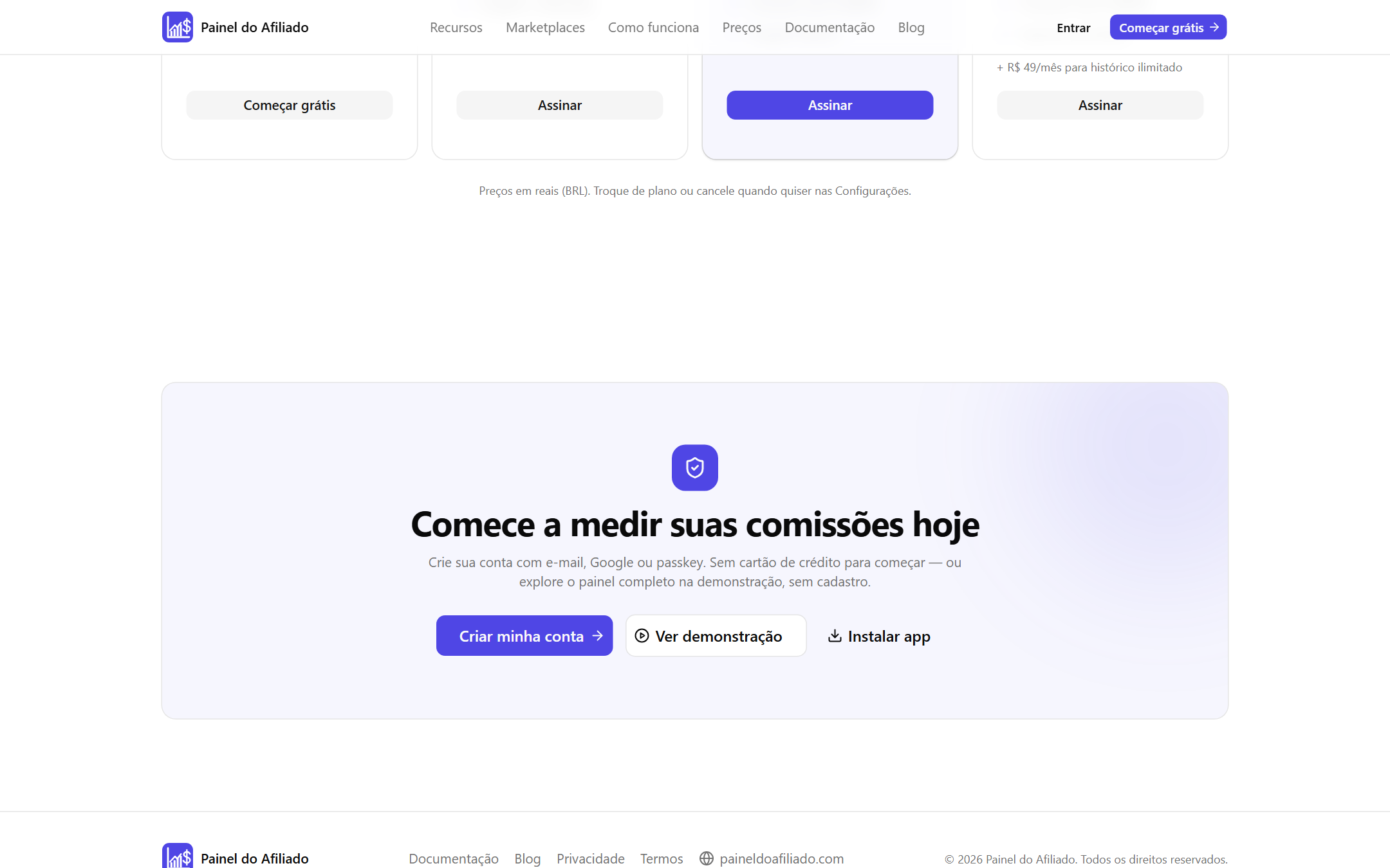 Painel do Afiliado