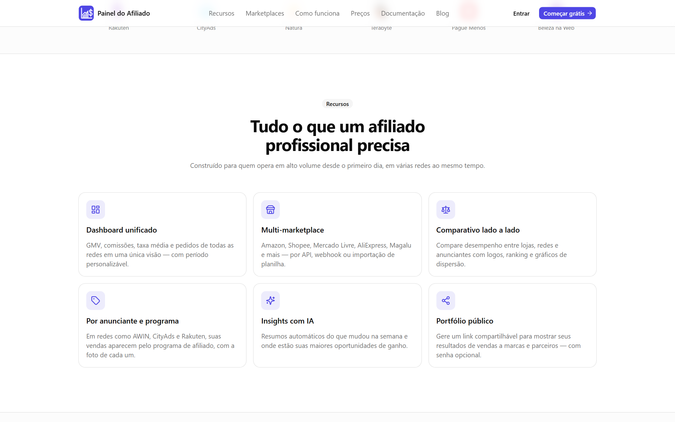 Painel do Afiliado